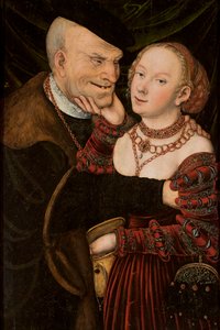 Unpassendes Paar od Lucas Cranach
