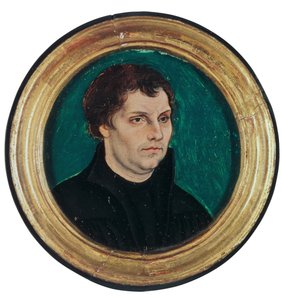 Portrét Martina Luthera, 1525 od Lucas Cranach the Elder