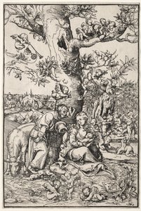 Odpočinek na útěku do Egypta od Lucas Cranach