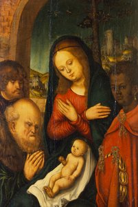 Klanění králů od Lucas Cranach
