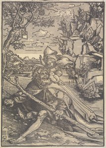 Svatý Kryštof od Lucas Cranach d.Æ.
