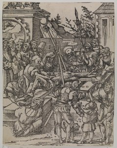 Umučení svatého Bartoloměje od Lucas Cranach d.Æ.