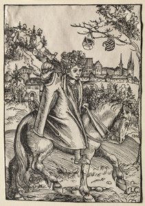 Chlapec na koni, 1506. od Lucas Cranach the Elder