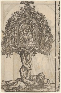 Zlatý relikviář se stromem Jesse, z Velké série wittenberských relikviářů, 1509. od Lucas Cranach the Elder