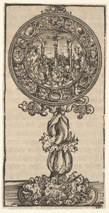 Stříbrně zlacený Pacifical s ukřižováním, z Velké série wittenberských relikviářů, 1509. od Lucas Cranach the Elder