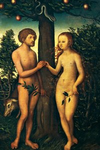 Adam a Eva od Lucas Cranach the Elder