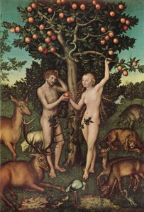 Adam a Eva od Lucas Cranach the Elder