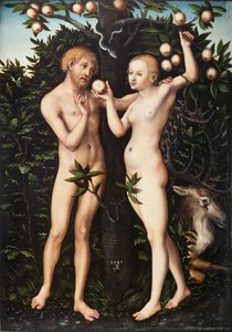 Adam a Eva od Lucas Cranach the Elder