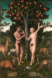 Adam a Eva od Lucas Cranach the Elder