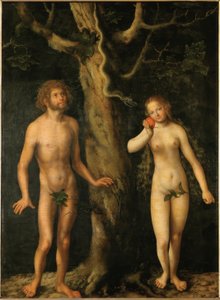 Adam a Eva od Lucas Cranach the Elder