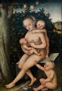Caritas od Lucas Cranach the Elder