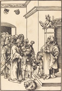 Kristus před Annášem od Lucas Cranach the Elder