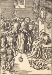 Kristus před Kaifášem od Lucas Cranach the Elder