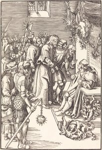 Kristus před Kaifášem od Lucas Cranach the Elder