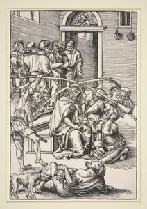 Korunování Krista od Lucas Cranach the Elder
