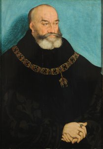 Německy: Portrét Jiřího Vousatého, saského vévody Portrét Jiřího Vousatého, saského kurfiřta (1471-1539) od Lucas Cranach the Elder