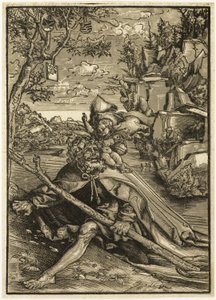 Svatý Kryštof od Lucas Cranach the Elder