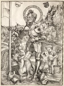 Saint George Standing, 1506. od Lucas Cranach the Elder