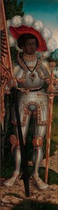Saint Maurice, ca. 1520-25. od Lucas Cranach the Elder