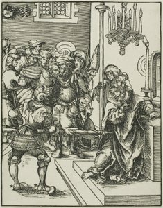 Svatý Tomáš, z knihy Umučení apoštolů od Lucas Cranach the Elder