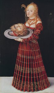 Salomé (olej na dřevě) od Lucas Cranach the Elder
