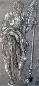 St George, c1504-1553 od Lucas Cranach the Elder