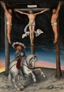 Ukřižování s obráceným setníkem od Lucas Cranach the Elder