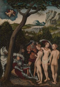 Soud v Paříži, ca. 1528. od Lucas Cranach the Elder