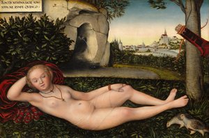 Jarní nymfa, po roce 1537. od Lucas Cranach the Elder