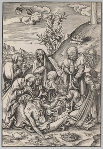 The Passion: The Lamentation, 1509. od Lucas Cranach the Elder