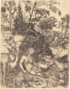 Pokání svatého Jana Zlatoústého od Lucas Cranach the Elder