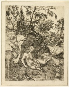 Kajícnost svatého Jana Zlatoústého od Lucas Cranach the Elder