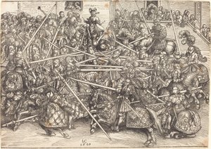 Třetí turnaj od Lucas Cranach the Elder