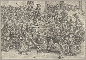 Třetí turnaj, 1509. od Lucas Cranach the Elder