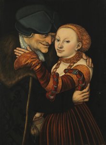 Nerovný pár od Lucas Cranach the Elder