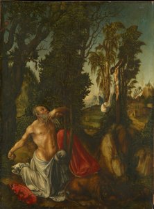 Kajícný svatý Jeroným, 1502 od Lucas Cranach the Elder