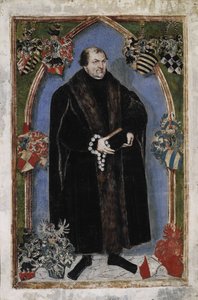 Portrét Jiřího III., prince z Anhalt-Dessau 1507-1553, 1553 od Lucas Cranach the Younger
