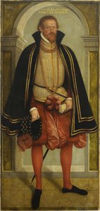 Portrét prince Joachima Ernsta von Anhalt (1536 - 1586) od Lucas Cranach the Younger