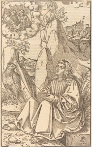 Svatý Jan v krajině od Lucas Cranach the Younger