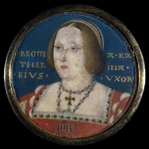 Portrét královny Kateřiny Aragonské 1485-1536, c. 1525