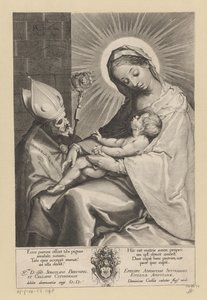 Marie a dítě zbožňované biskupem od Lucas Kilian