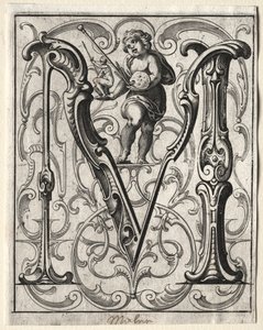 Nová brožurka ABC: M, 1627. od Lucas Kilian