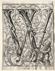 Nová brožurka ABC: W, 1627. od Lucas Kilian