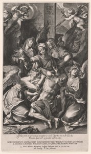 Pieta s anděly (Sestup z kříže) od Lucas Kilian