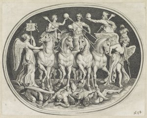 Allegorische triumf van keizer Licinius Různé figurky Agati Antique (název série)