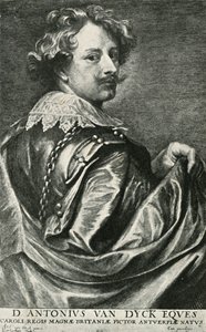 Portrét Vandyck, 1906. od Lucas Vorsterman