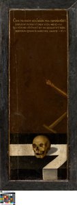 Jan Křtitel (levé křídlo), Dárce (pravé křídlo), Zátiší Vanitas (zavřené)