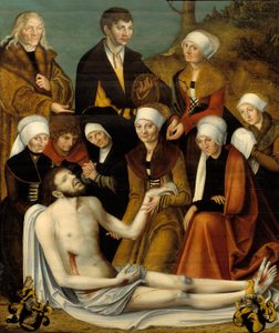 Lamentace, asi 1520-50 od Lucas studio of Cranach