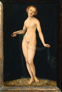 Rakousko, Vídeň, Malovaný obraz Lukrécie od Lucas the Elder Cranach