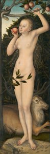 Eva od Lucas the Elder Cranach